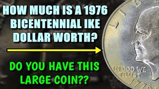 How Much Is A 1976 Bicentennial Eisenhower Dollar Worth  Do You Have This Coin [upl. by Farr]