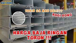 harga baja ringan turun terbaru februari 2024 [upl. by Avle]