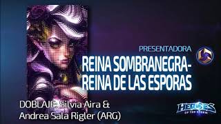 Presentadora Reina Sombranegra  Reina de las Esporas Español Latino  Heroes of the Storm [upl. by Enneiluj]