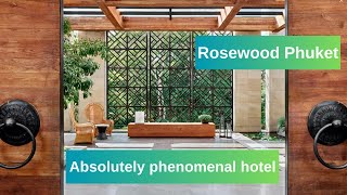 Rosewood Phuket  Phenomenal hotel in Thailand  full tour in 4K [upl. by Edd]