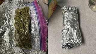 Uber Eats driver finds marijuana in burrito meal [upl. by Oirretno]