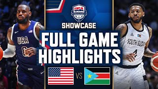 SOUTH SUDAN vs USA  USAB SHOWCASE  FULL GAME HIGHLIGHTS  July 20 2024 [upl. by Amir]