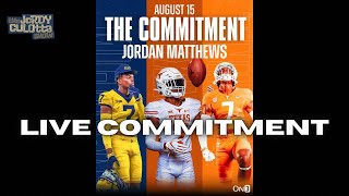 The Jordy Culotta Show  LIVE  Woodlawn High CB Jordan Matthews Commitment UM UT Tennessee LSU [upl. by Palm]