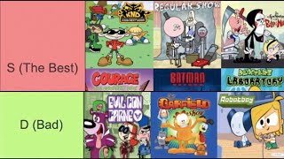 The Best To Worst Cartoon Network Shows  Tier List [upl. by Okoyik]