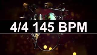 🔴 Drums Metronome 145 BPM [upl. by Cara357]