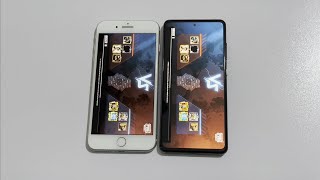 IPHONE 8 PLUS VS SAMSUNG GALAXY A52s  SPEED TEST [upl. by Yenolem]