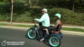 Electric Bike Rickshaw Ride Along  ETrike for Passengers Come for a Ride [upl. by Grory]