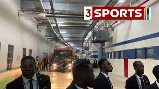 Drama after the game as Ghanaian players are forced to come out of bus and walked through mixed zone [upl. by Sivet796]