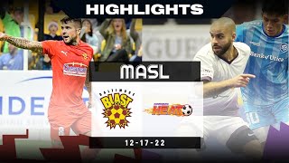 Baltimore Blast  Harrisburg Heat  121722  22 Highlights [upl. by Herra]