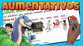 ✅ Los AUMENTATIVOS para NIÑOS [upl. by Daniella]