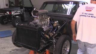 1966 Chevy II 383CID SBC 671 Blower engine start up [upl. by Debee]