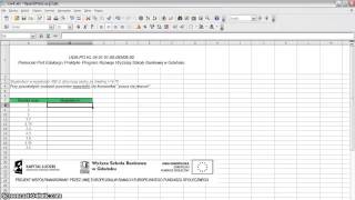 Arkusz kalkulacyjny  CALC  funkcja jeżeli część 1 [upl. by Esirtal]