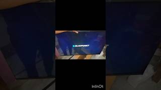 BLAUPUNKT LED TV installation unboxing ledtv [upl. by Novahc]