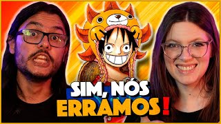 ANA e VICTOR reagem ao ERROS de ONE PIECE [upl. by Eadahc]