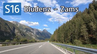 Austria S16 Bludenz  Zams Arlberg Schnellstraße [upl. by Rorke]