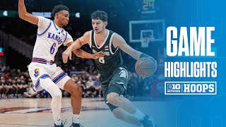 Michigan State vs Kansas  Highlights  Big Ten Mens Basketball  11122024 [upl. by Arimak662]