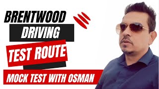 Driving Test Routes Brentwood Driving Test Centre Mock Test 2024 drivingtest drivinglessons uk [upl. by Leumhs]