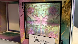 Stained glass window panels and Nesting dies [upl. by Aihsel]