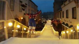 Backflips on Hockey Skates Red Bull Crashed Ice 2011 [upl. by Willman]