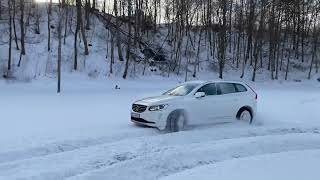 Volvo XC60 D5 AWD Snow Fun [upl. by Eidderf]