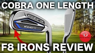 NEW COBRA ONE LENGTH F8 IRONS REVIEW [upl. by Denis442]