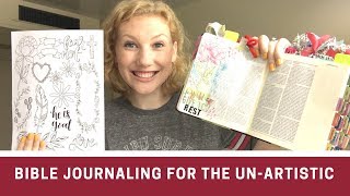 Bible Journaling When You Are Not quotArtisticquot  4 Things To Try [upl. by Ofelia]