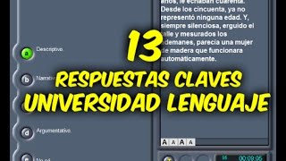 COMO ENTRAR A LA UNIVERSIDAD  13 RESPUESTAS CLAVES Exhcoba  LENGUAJE [upl. by Melamie]