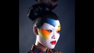 Geisha make up  Gésa smink [upl. by Onia]