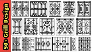 Modern 50 Window Grill Designs 2024 New Iron Grill Designs latest Window Grill Designs [upl. by Idzik]