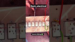 Inverter Wiring Conection 💥🔥🖥️wiring boardwiring Basicelectrical inverterconnection [upl. by Niledam]