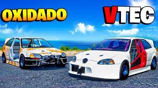 Remasterizamos Un Honda Civic Abandonado Con Motor Vtec En Gta Rp 😱 [upl. by Notkcorb]