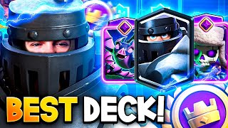 BEST DECK FOR DOUBLE EVO TOURNAMENT  Clash Royale [upl. by Aissak]