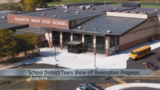 Augusta Area School District shows off renovation progress [upl. by Ellga8]