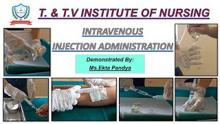 Intravenous injection [upl. by Ellan]