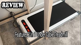 Goyouth Treadmill Review Features 2 In 1 Under Table Treadmill [upl. by Tench23]