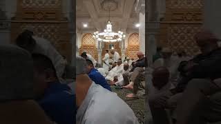 Masjid E nabwi ka androni manzar  Madina pak youtubeshorts islamicstatus sudiarabia [upl. by Arraet]