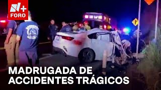 Accidentes fatales en Puebla Yucatán Aguascalientes y Chihuahua  Las Noticias [upl. by Gurias]