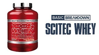 Scitec Nutrition 100 Whey Professional Protein Powder Supplement Review  Basic Breakdown [upl. by Eecats]