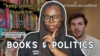 should booktok be political are books political  more book drama  books and politics [upl. by Juakn]