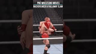 Pro Wrestling Moves 171 Backbreaker amp Fallaway Slam [upl. by Enyrat917]