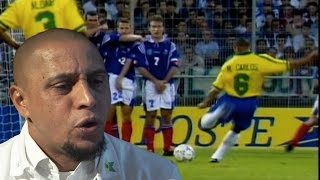 Exclusive Roberto Carlos Reveals The Best Free Kick Taker Of All Time [upl. by Iviv]