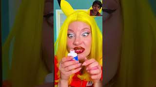 Pikachu Is Sneaking Candy Into Jail 👮🚓 ytshorts shorts 123go [upl. by Elnukeda]