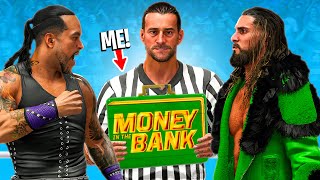 I Refereed Every WWE Money in the Bank 2024 Match [upl. by Aynotal]