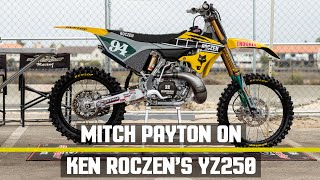 Mitch Payton on Ken Roczens Pro Circuit Yamaha YZ250 Two Stroke [upl. by Yrailih491]