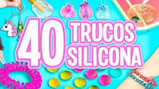 40 TRUCOS CON SILICONA CALIENTE QUE TIENES QUE SABER ❤️COMPILACION  Tutoriales Belen [upl. by Fronnia387]