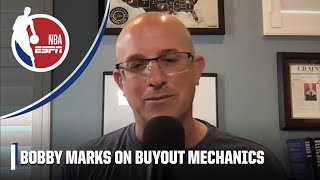 Bobby Marks reveals the mechanics of a buyout 👀  NBA on ESPN [upl. by Kenward]