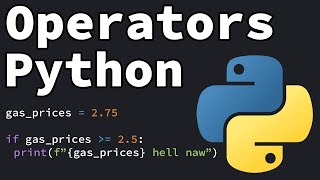 Operators in Python [upl. by Alemac193]