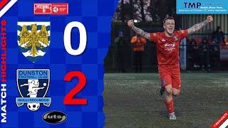 Consett AFC 0 Dunston UTS 2  Pitching In Northern Premier League Highlights [upl. by Sylvester]