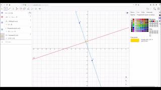 GEOGEBRA Simétrico de un punto respecto a una recta [upl. by Ahcarb]