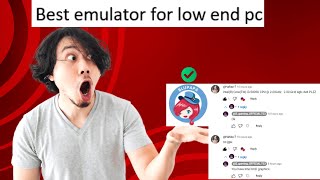 Best emulator for i3 without gpu low end pc [upl. by Eidnil651]